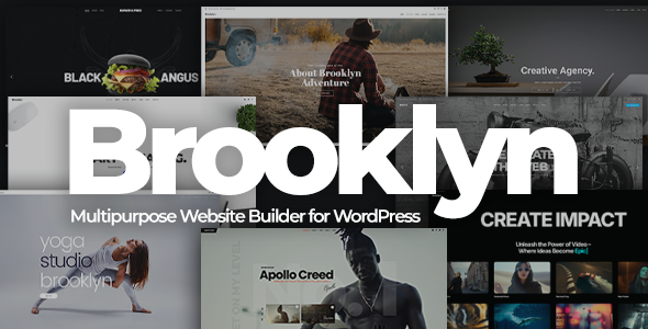 Brooklyn creative multipurpose WordPress theme