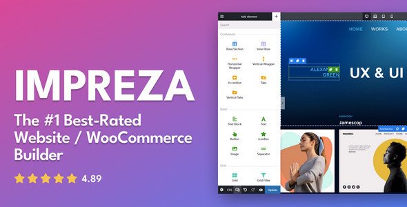 Impreza retina responsive WordPress theme