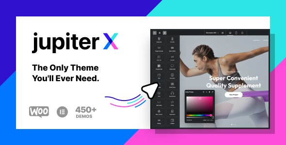 JupiterX multipurpose responsive WordPress theme