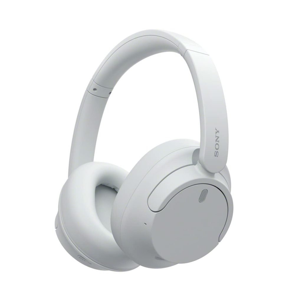 Sony WH-CH720N wireless noise cancelling headphones in white